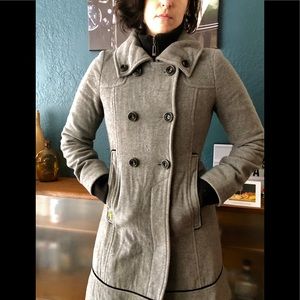 Soia & Kyo Wool Retro-styled Pea Coat